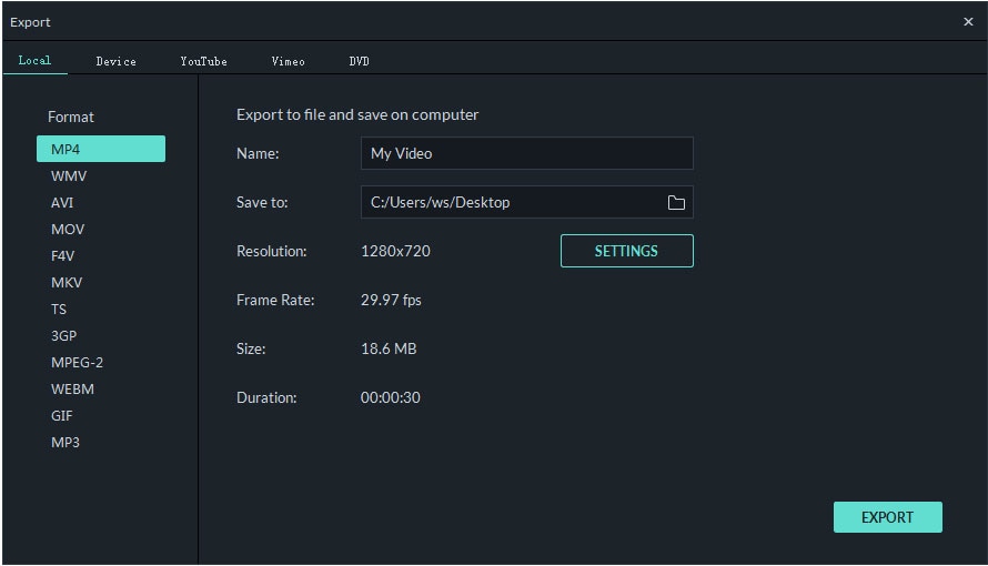 change video aspect ratio