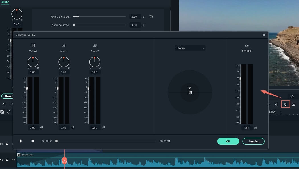mixer un fichier audio à l'aide d'un logiciel de mixage de musique