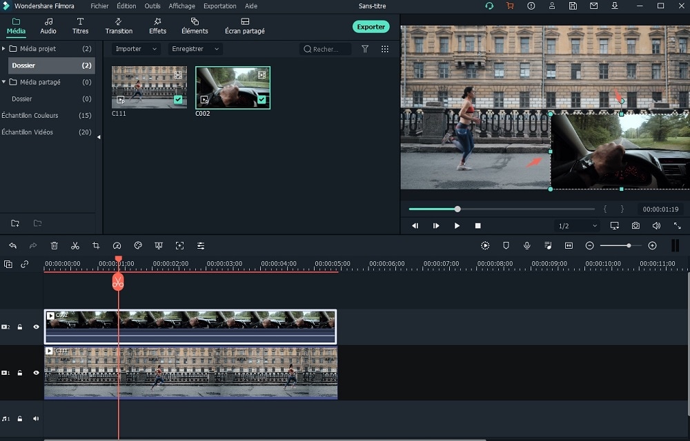 image en image dans imovie