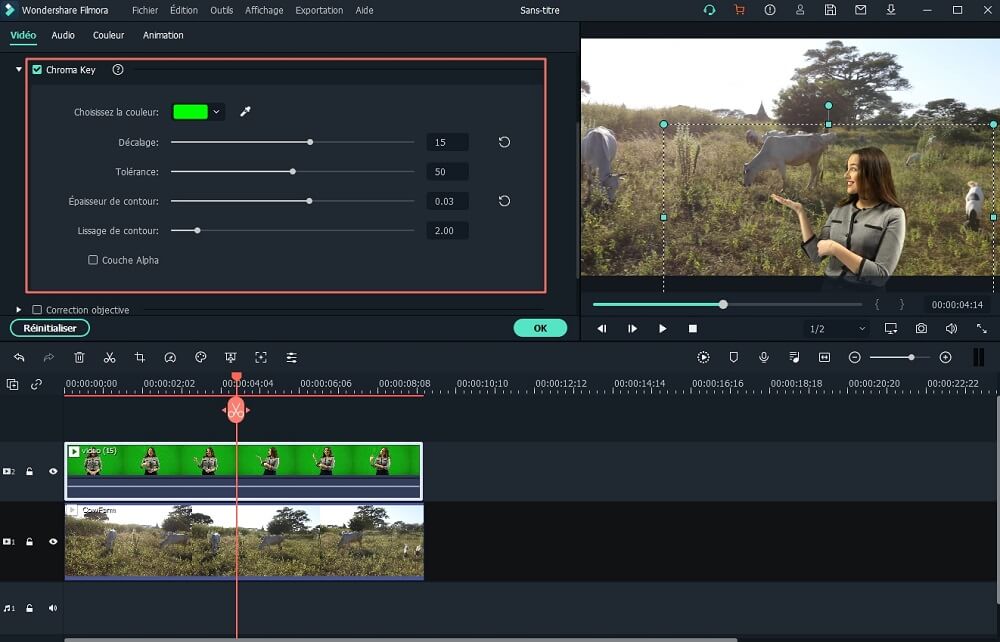 alternative à l'écran vert de final cut pro