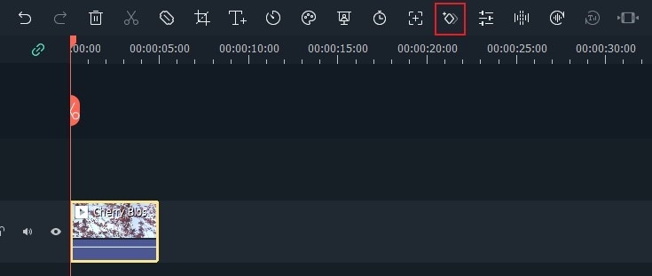 choose the keyframe icon