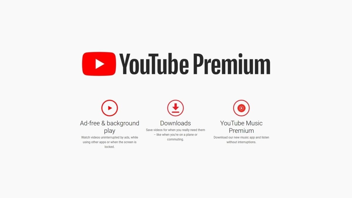 paid premium youtube
