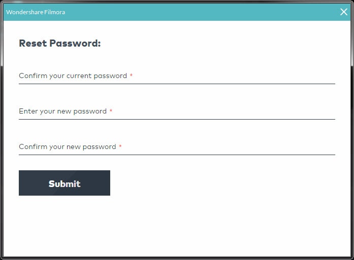 how to reset password