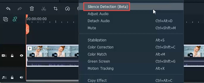 select silence detection