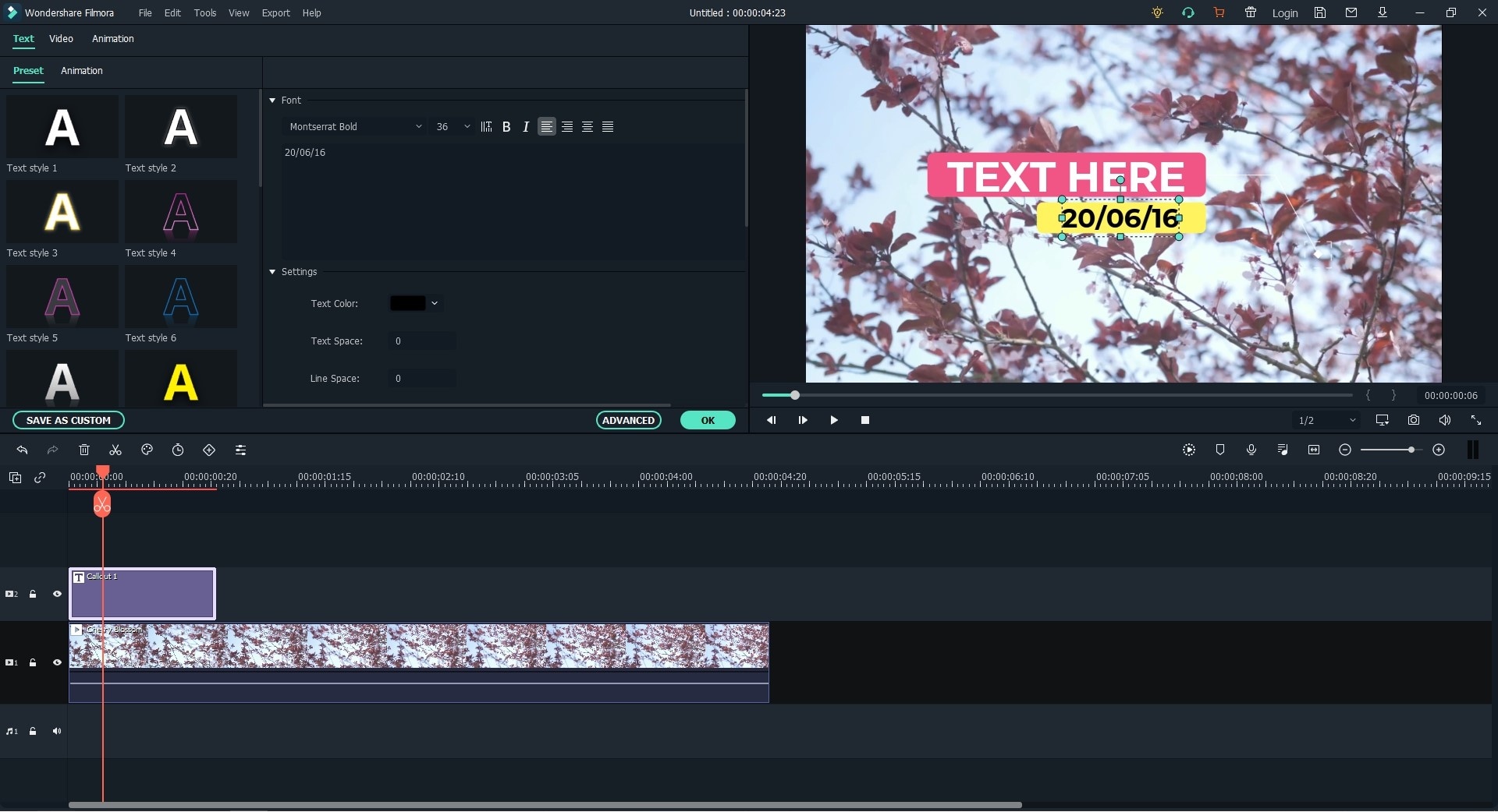 video title editor