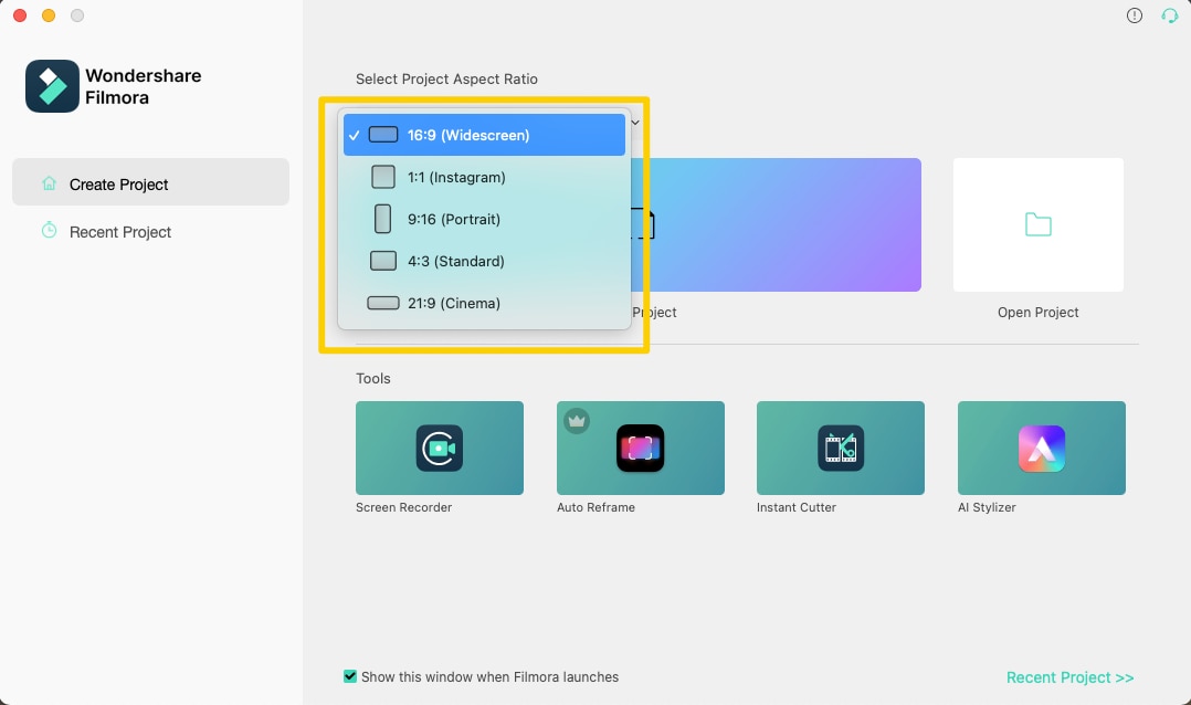 video editor for mac change aspect ratio