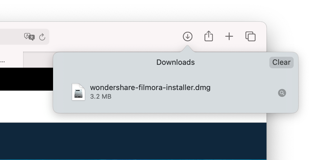 download filmora for mac with Safari
