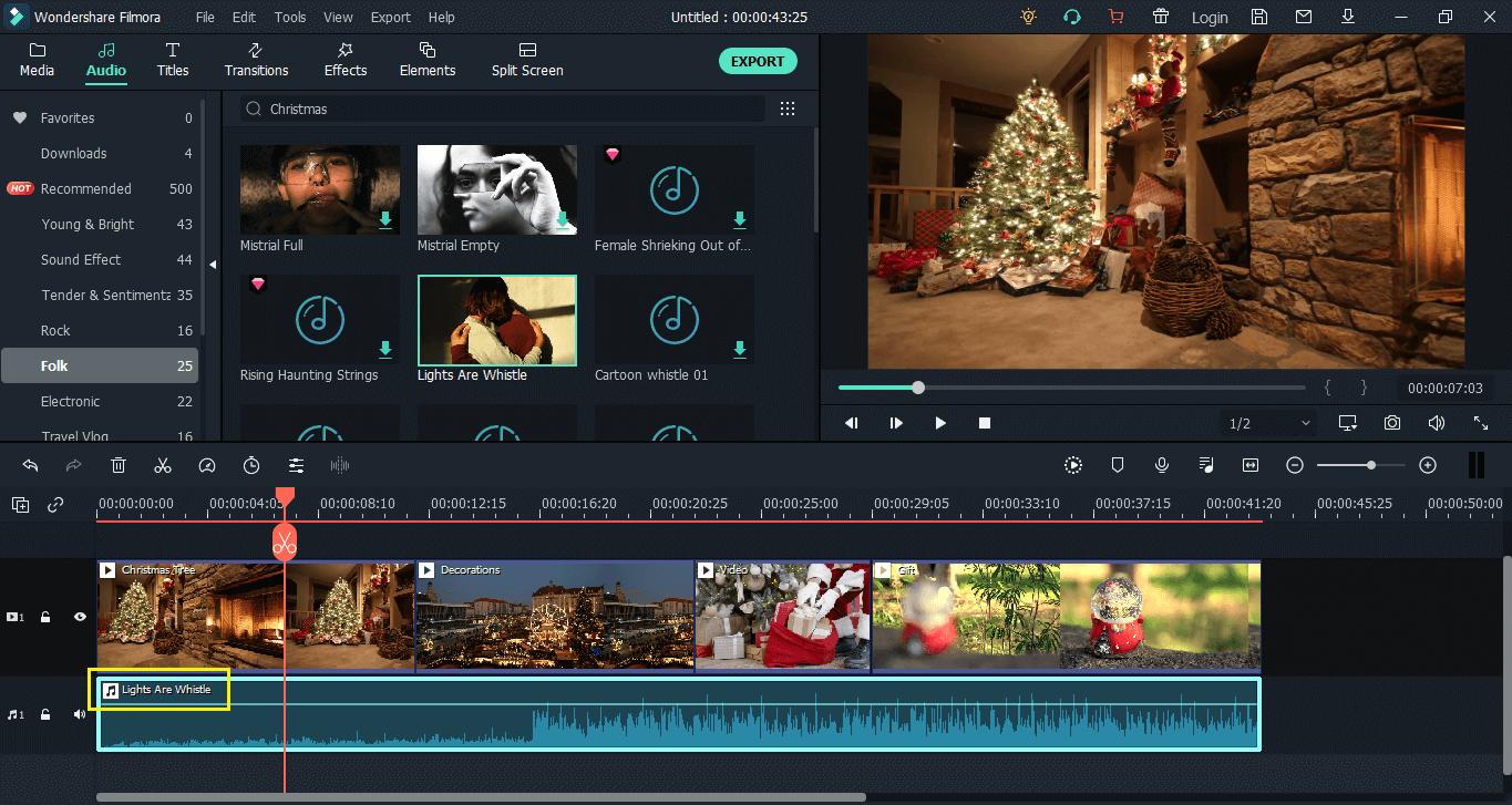 make a christmas video