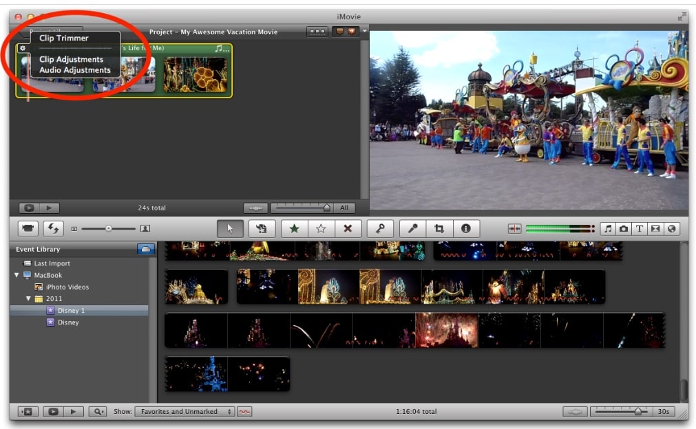 agregar marcadores de ritmo en imovie