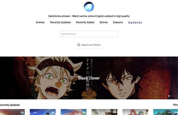 free anime site