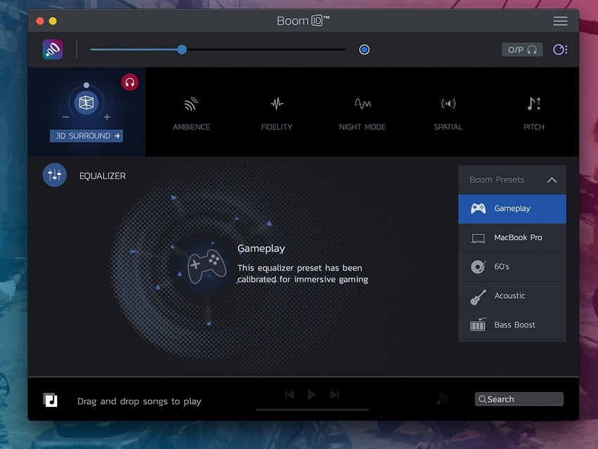 Boom 3D audio enhance software