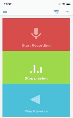 use reverse audio app to record