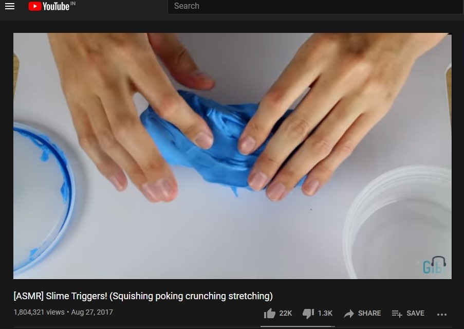 The most 2025 viewed asmr video