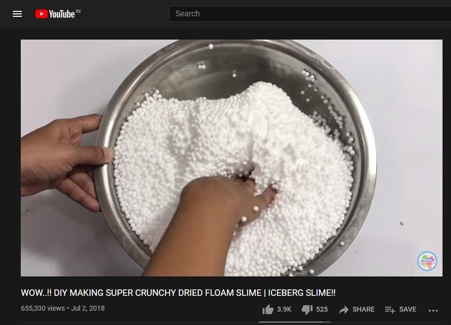 make super crunchy dried floam