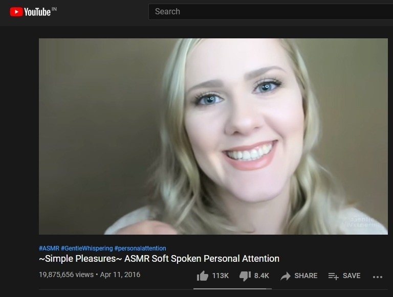 Most viewed asmr videos hot sale