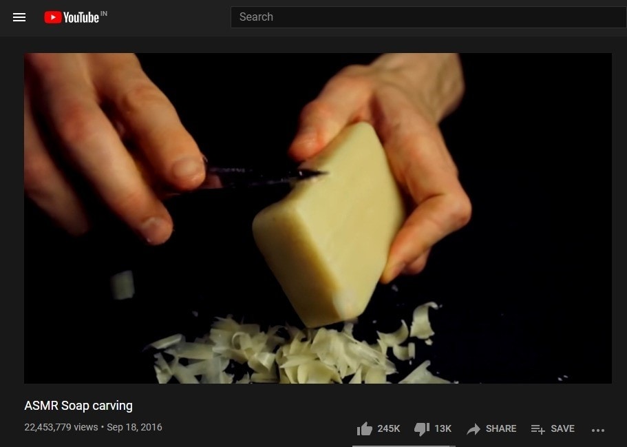 soap carving