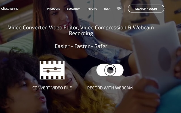 green screen video editor online