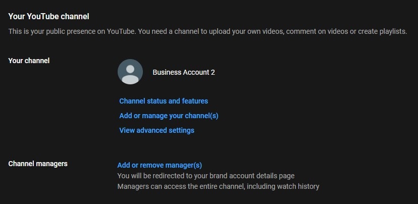 How to add  managers to your channel