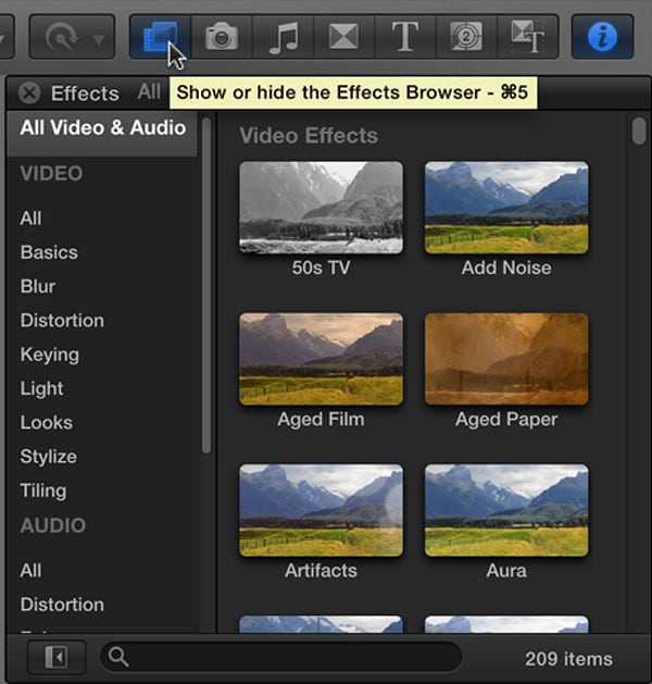 final cut pro filters