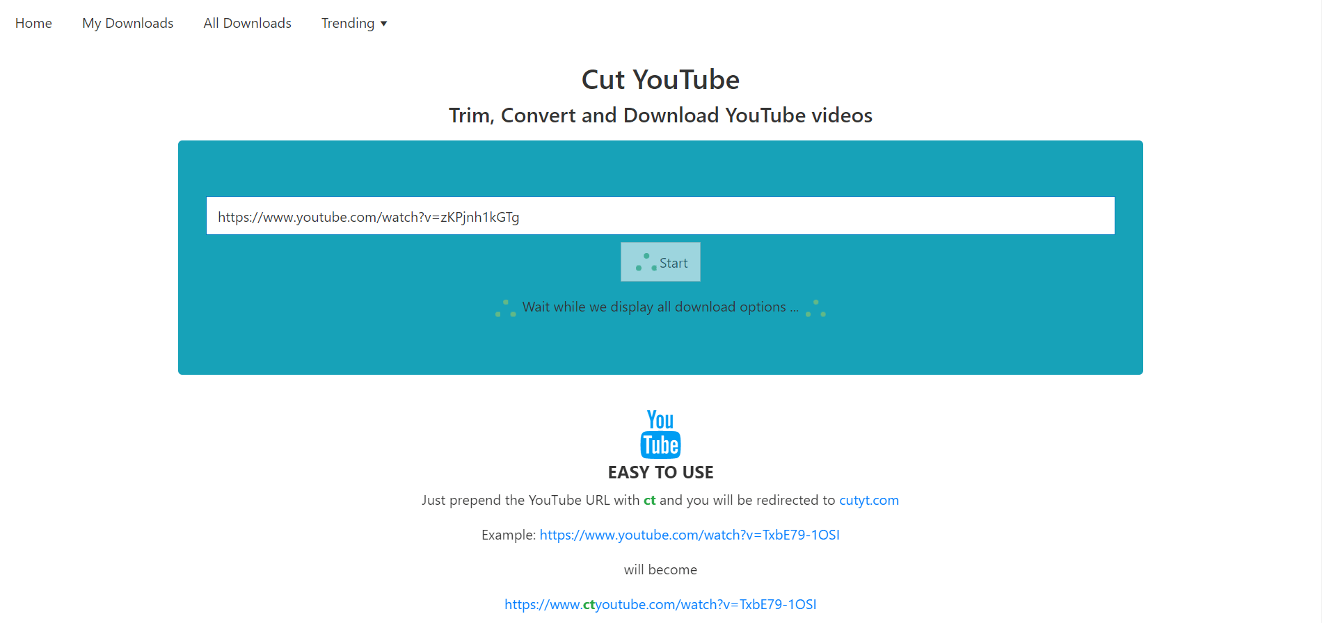 import video into cut youtube video
