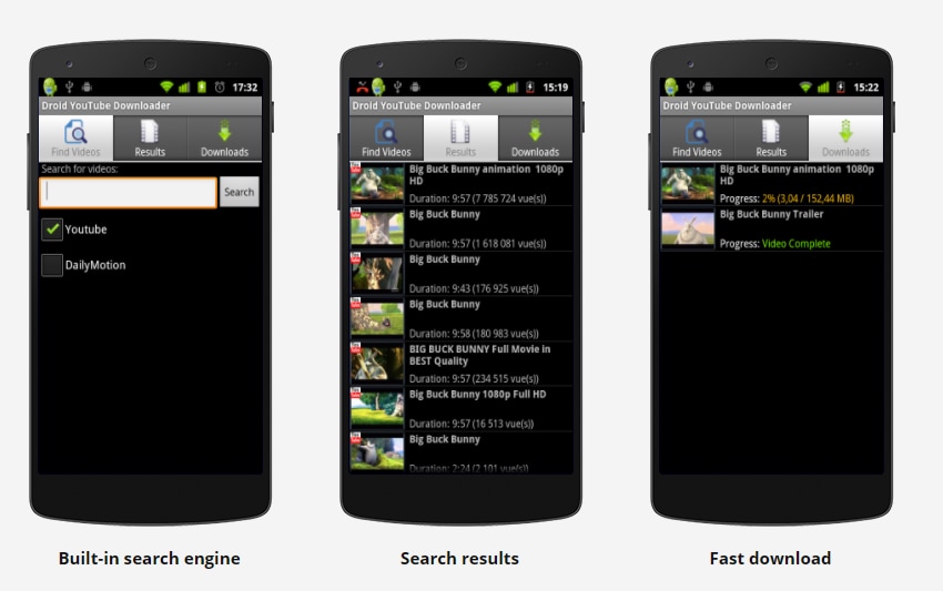 Droid YouTube Downloader