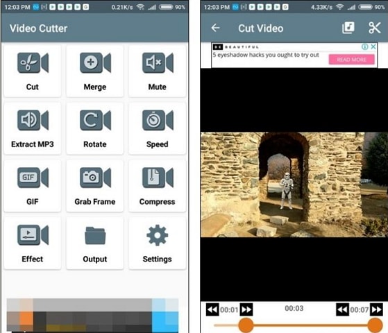 use android easy video cutter app