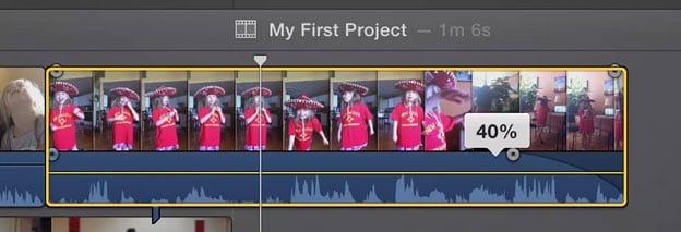 edit audio files in iMovie