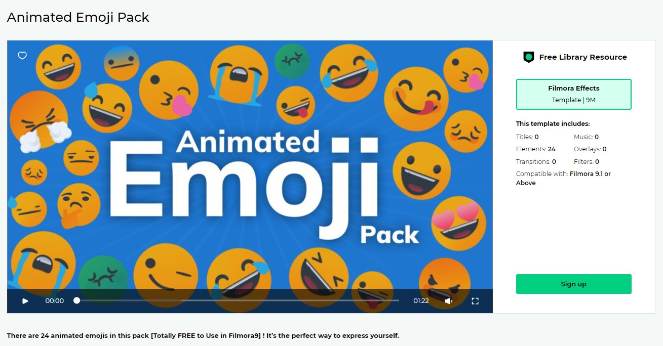 stickers para video