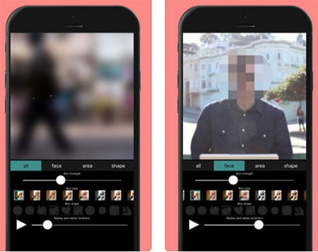 how to blur a face in a video on iphone