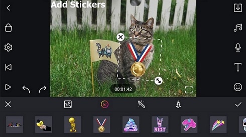 sticker video app