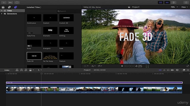 add text to video final cut pro