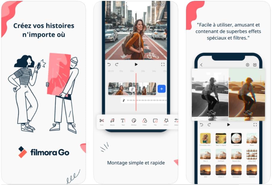 meilleur application de montage vidéo gratuit