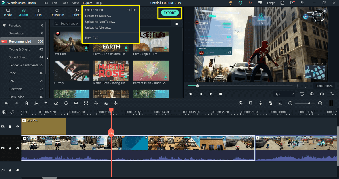 game-video-export