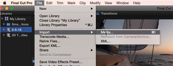 import video to final cut pro