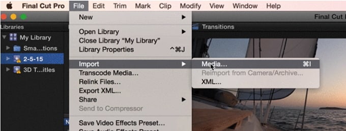 importar video a final cut pro