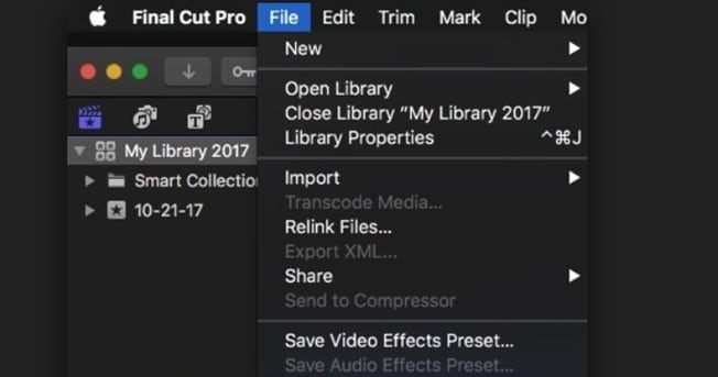 salvare i video modificati in final cut pro