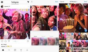 mehr Instagram-Fotos und -Videos einstellen