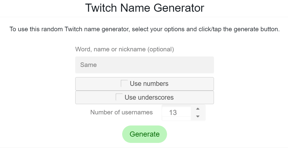 How to Pick a Good Twitch Name or  Channel Name in 2023