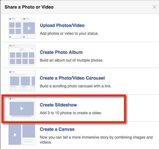 turn a series of stills into a video for facebook on a mac