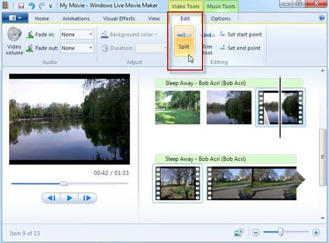 mirror video in windows movie maker