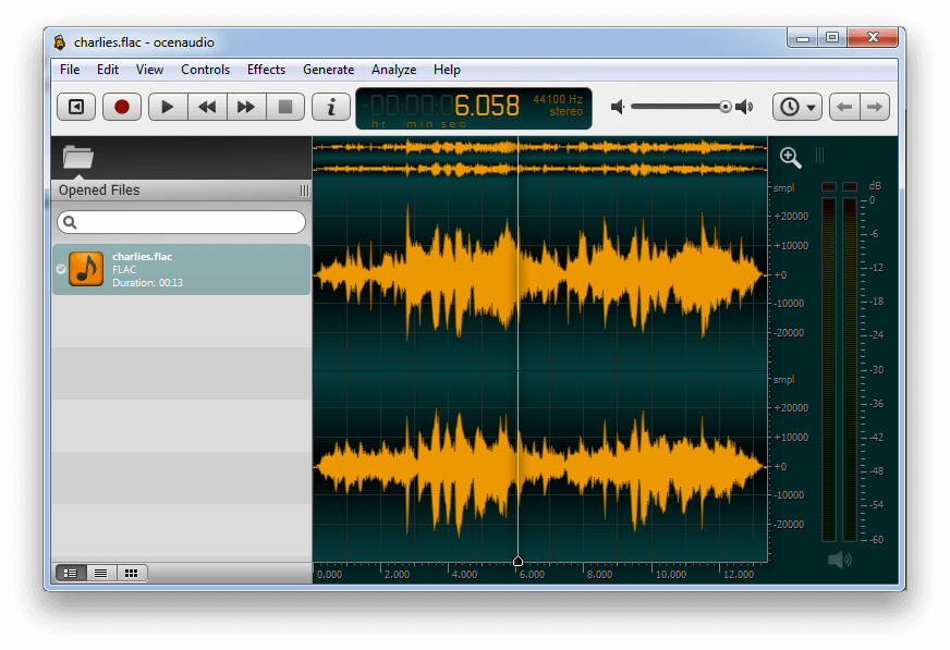 ocenaudio mp3 editor