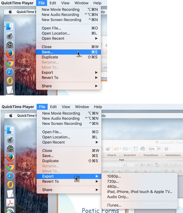 how to crop a video on mac quicktime