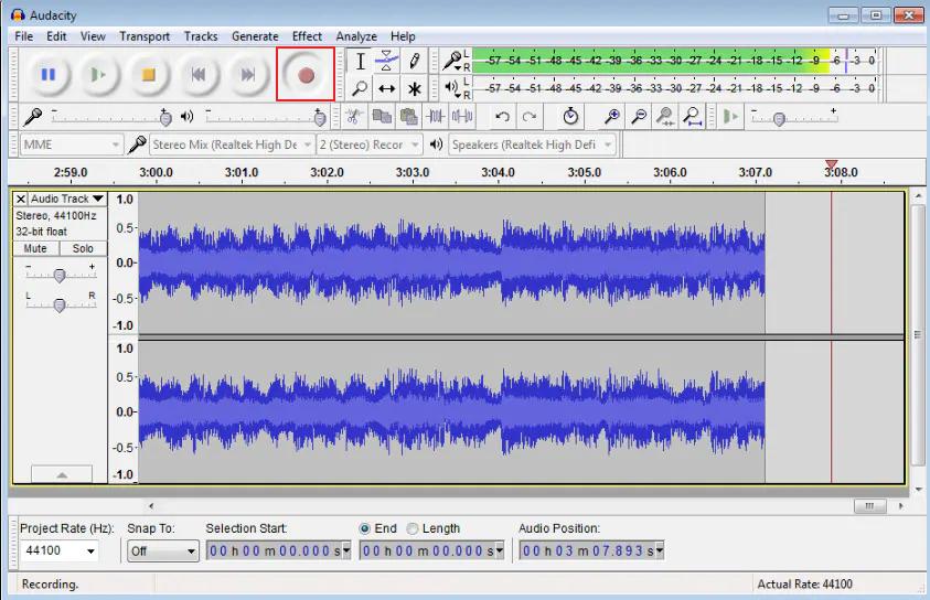 como grabar un audio de un video de youtube