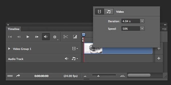 adjust video speed