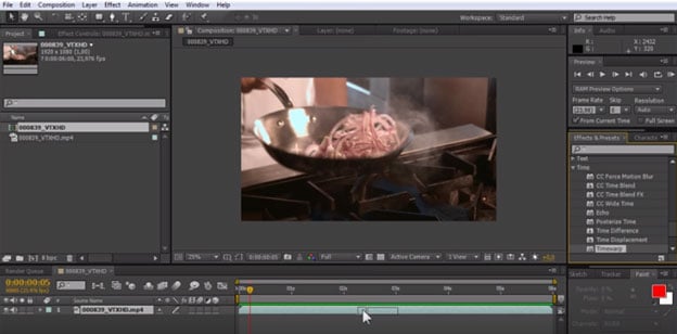 add effects to your video in after effect