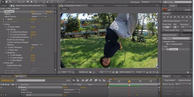 voeg effecten toe aan de slow motion-video