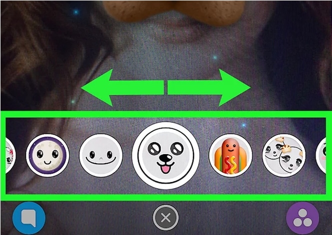 how to use filters on snapchat video call