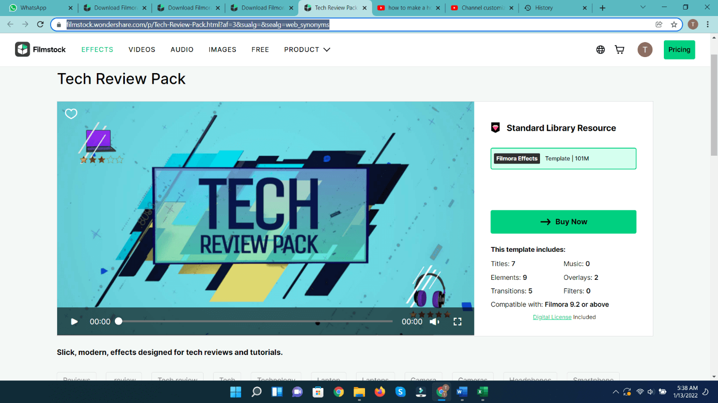 tech review pack