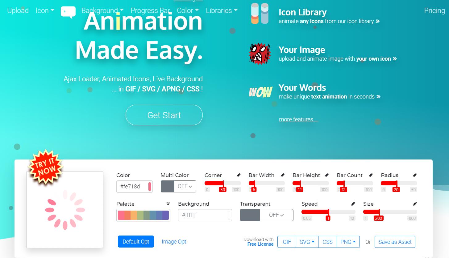 créateur de textes animés