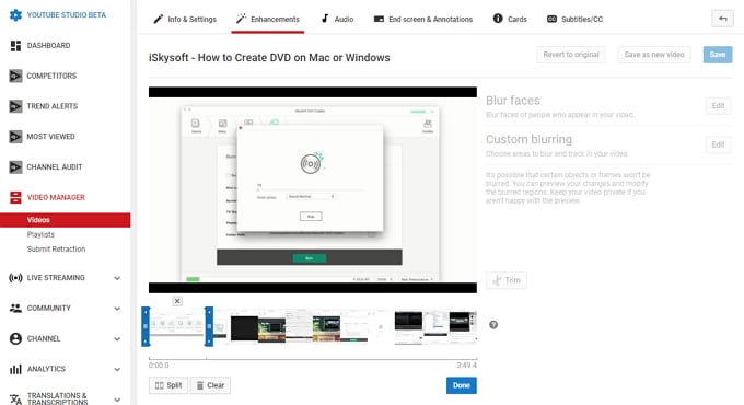 youtube video cutter online